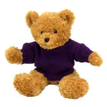 Load image into Gallery viewer, Toffee Bear - Dark Purple Sweater
