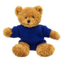 Load image into Gallery viewer, Toffee Bear - Royal Blue Sweater
