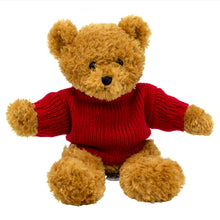Load image into Gallery viewer, Toffee Bear - Red Sweater
