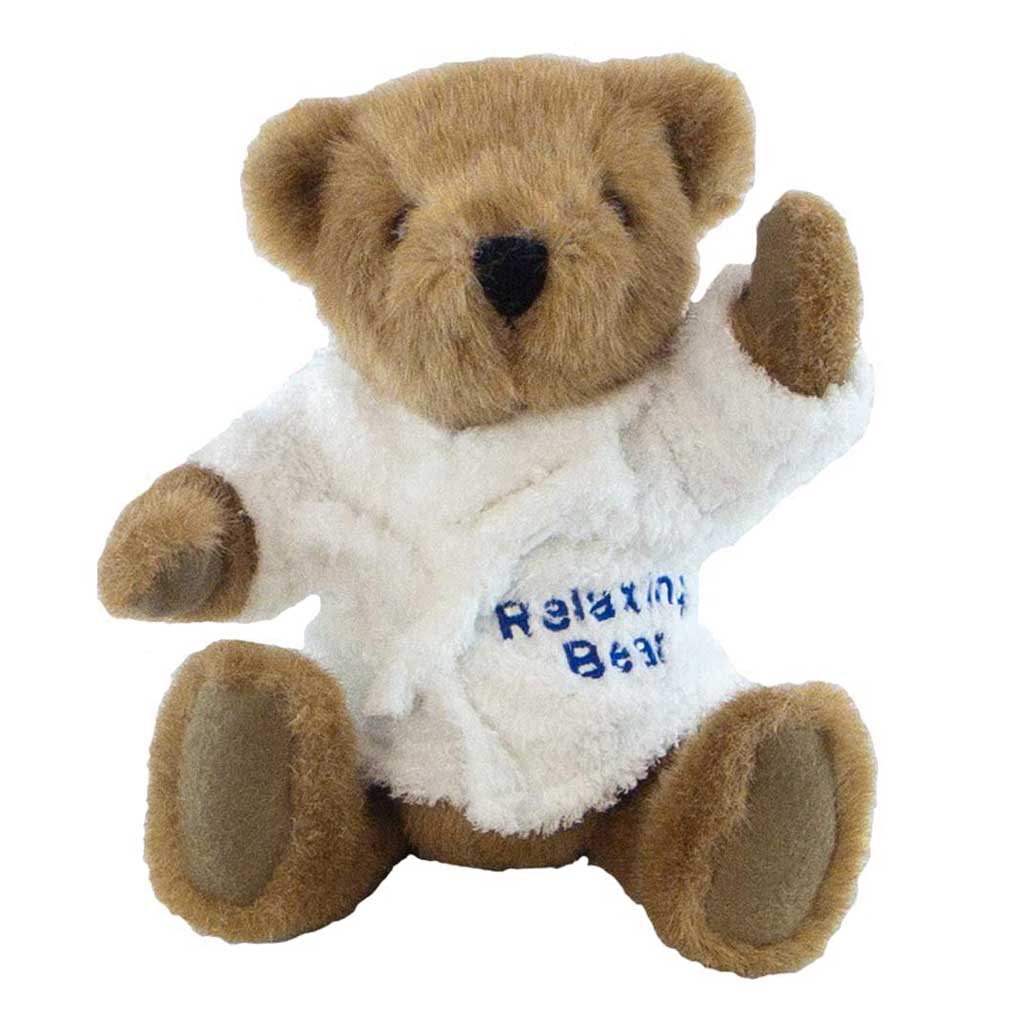 Buster Bear with Personalised Bathrobe