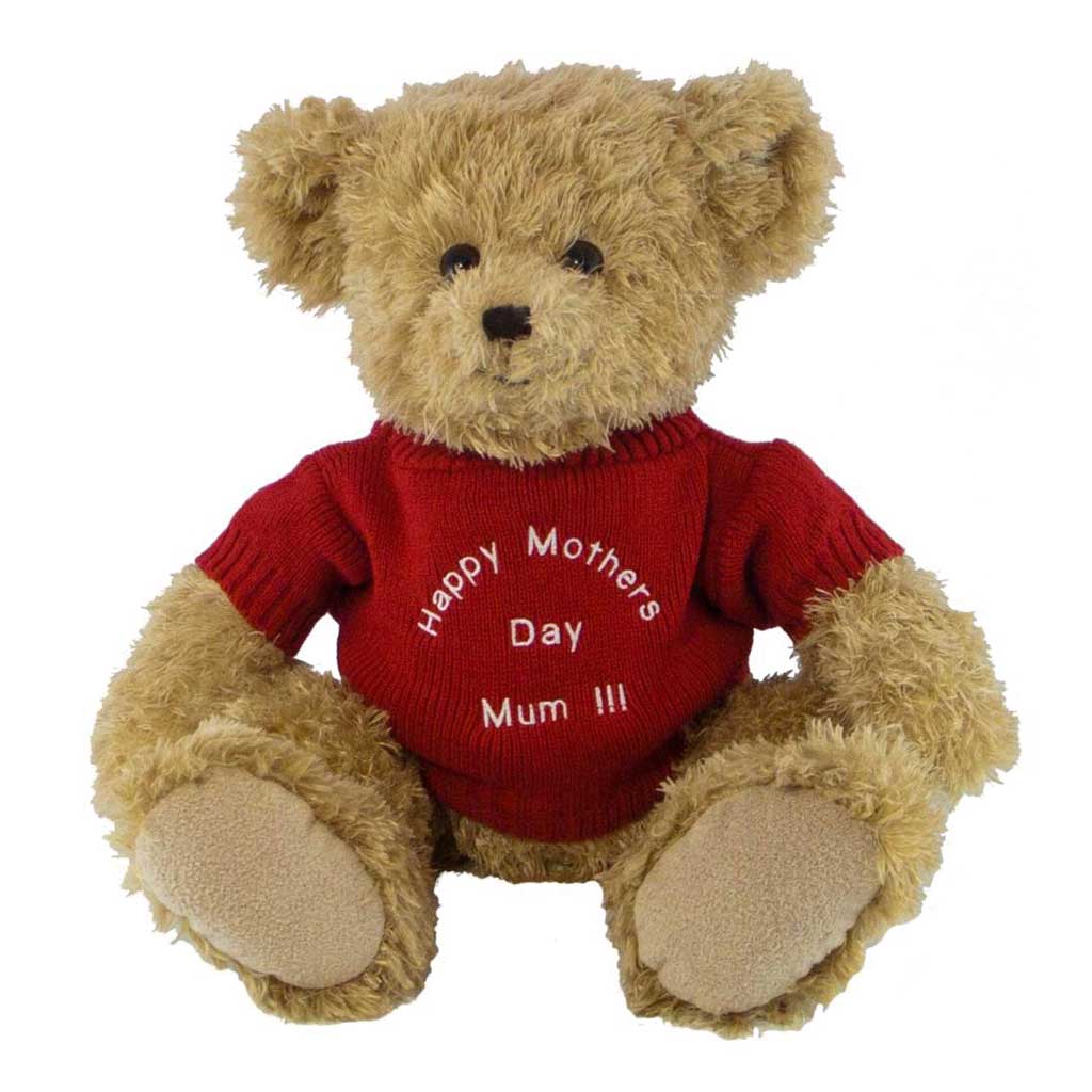Edward Bear with Personalised Sweater