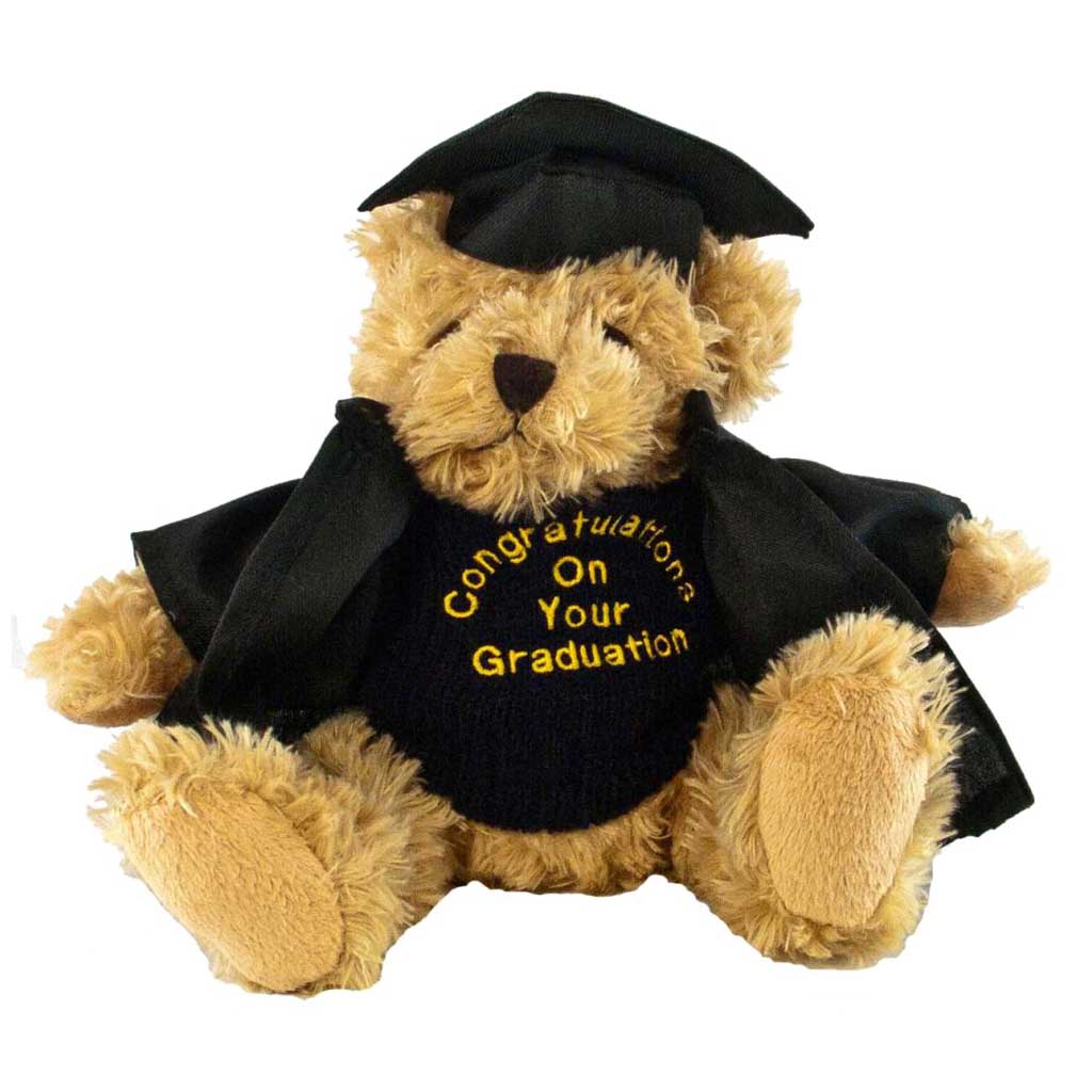 Fudge Bear (Medium) with Graduation Outfit